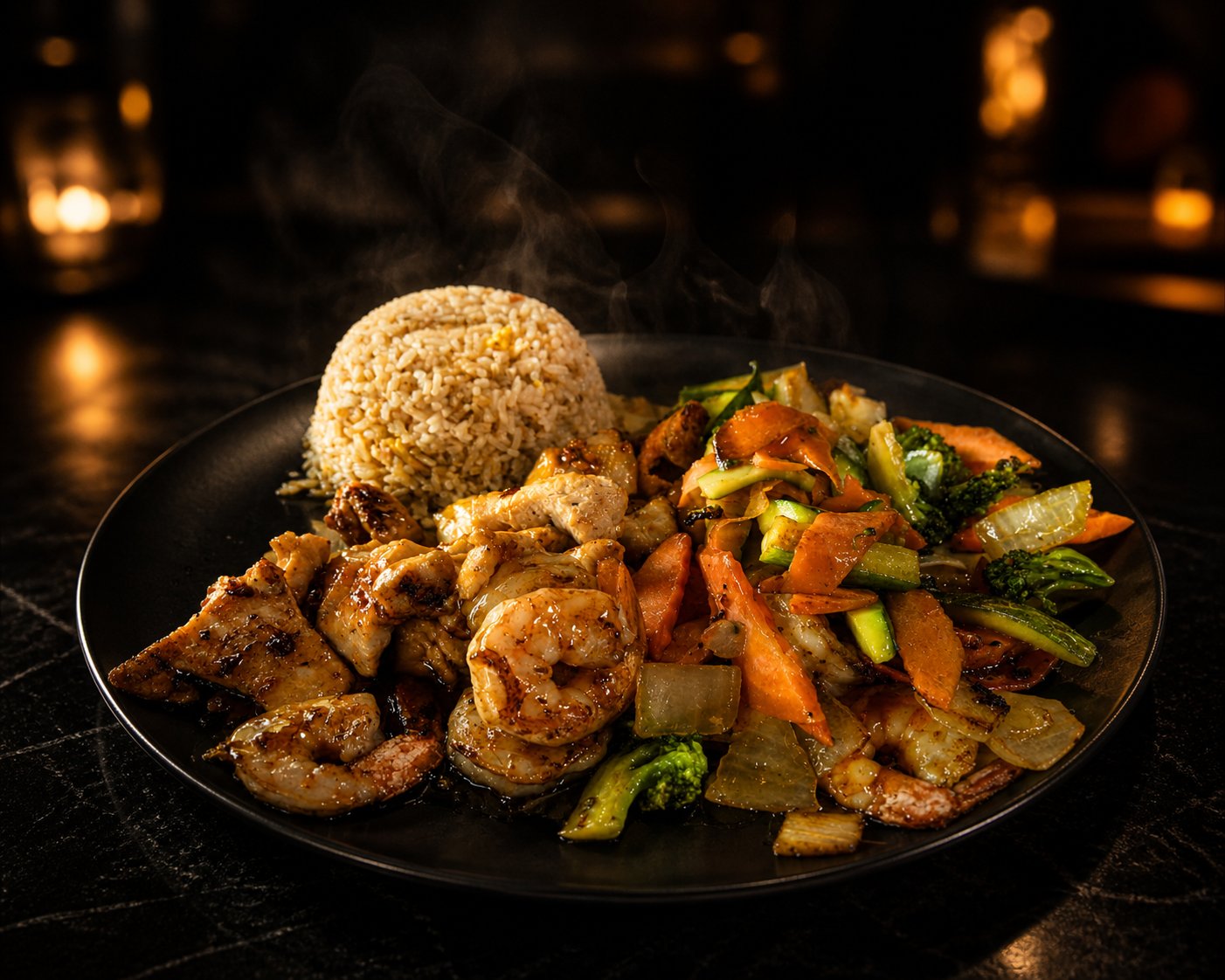 Chicken and Shrimp Hibachi